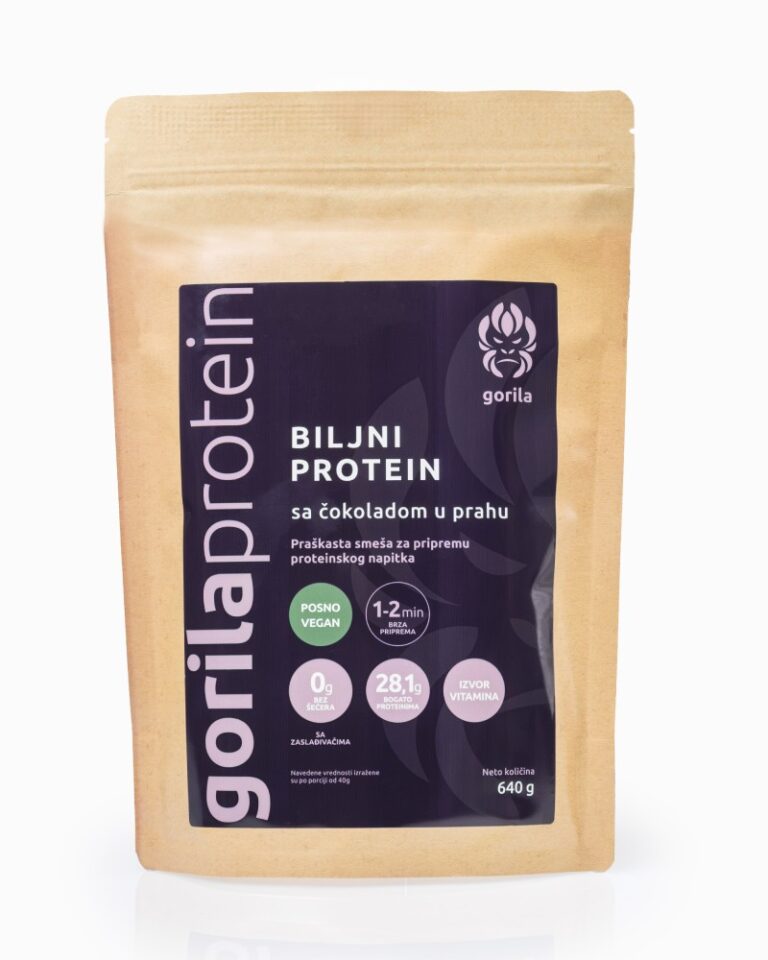 BILJNI PROTEIN 640g, čokolada