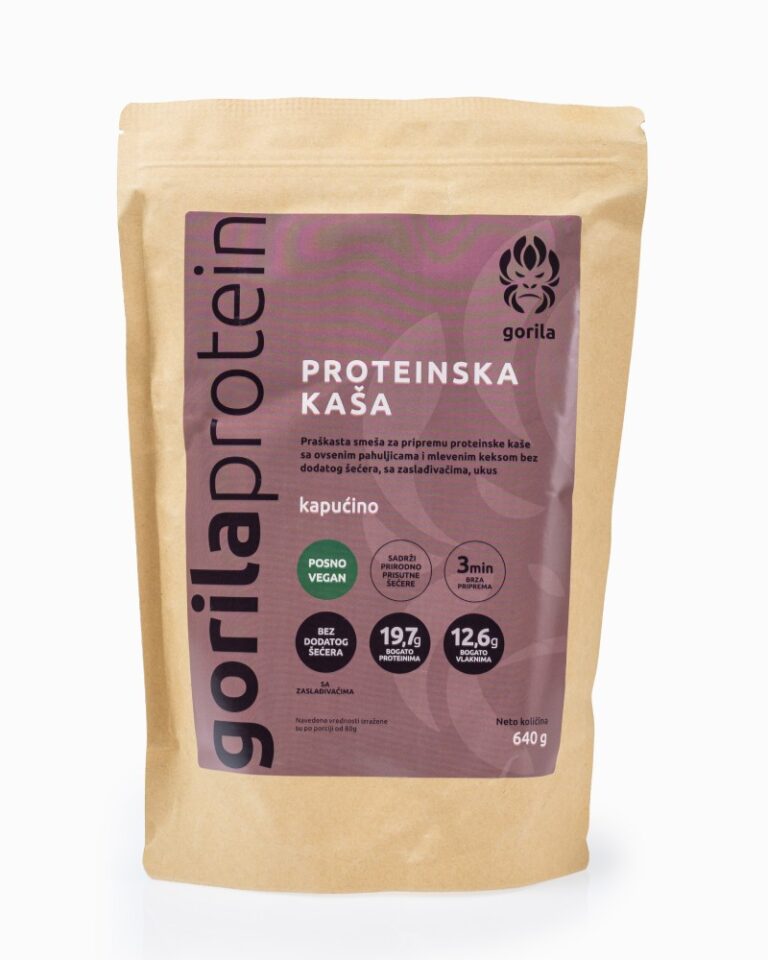 PROTEINSKA KAŠA 640g, kapućino