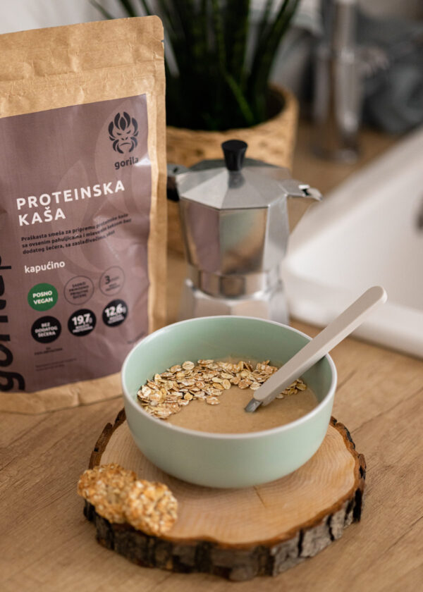 PROTEINSKA KAŠA 640g, kapućino - Image 2