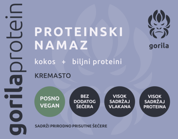 PROTEINSKI NAMAZ 375g, kokos - Image 9