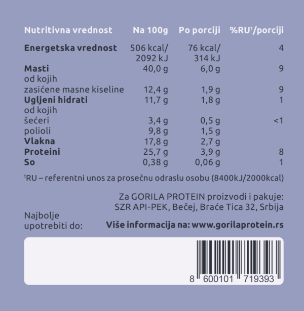 PROTEINSKI NAMAZ 375g, kokos - Image 7