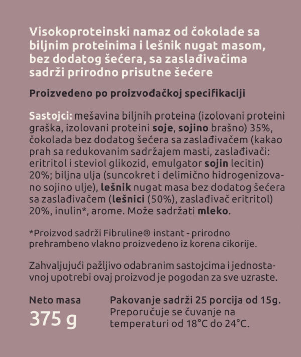PROTEINSKI NAMAZ 375g, nugat - Image 6