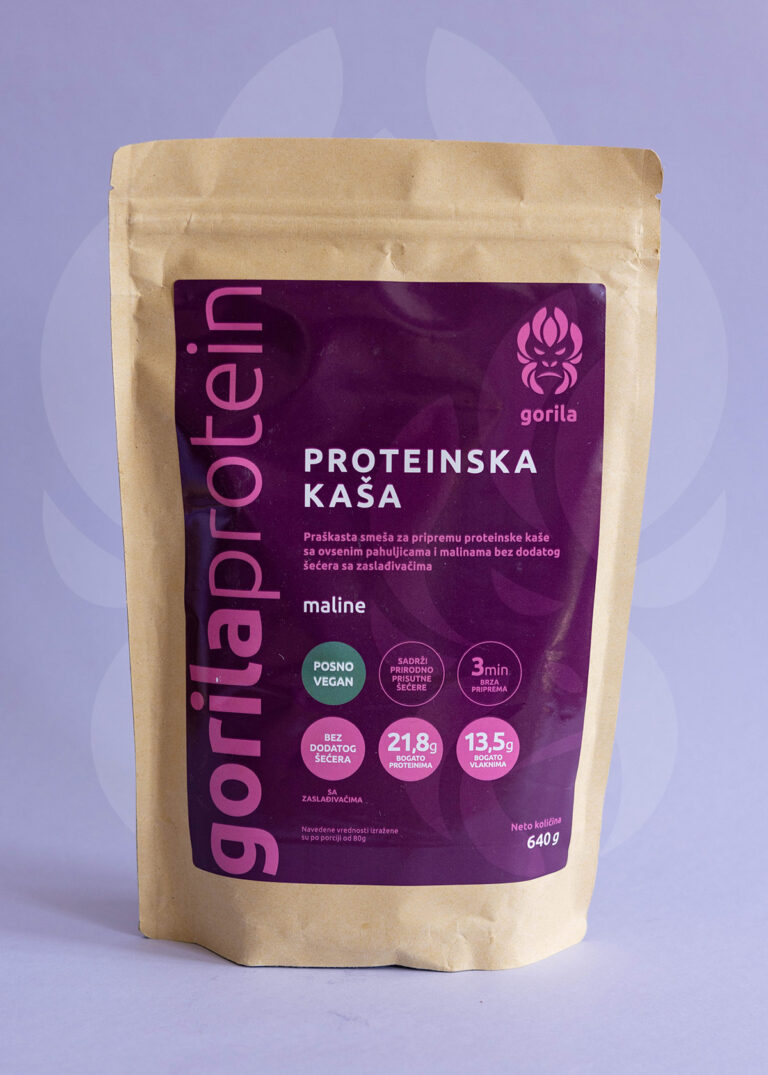 PROTEINSKA KAŠA 640g, malina