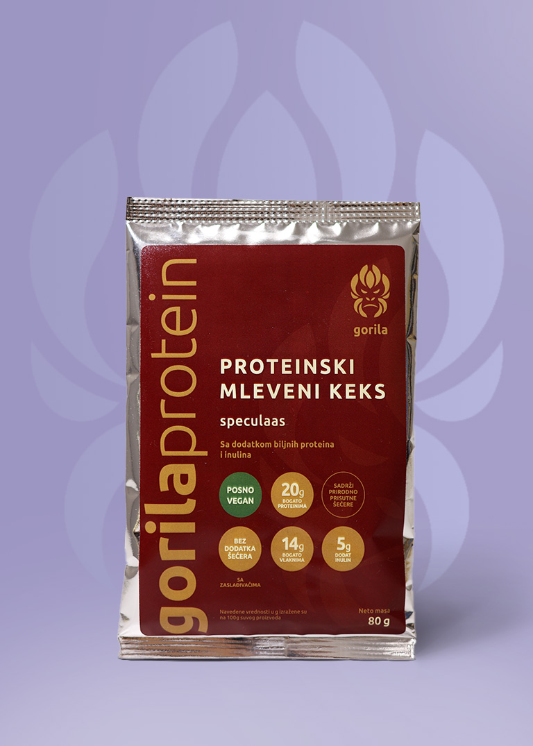 PROTEINSKI MLEVENI KEKS - Speculaas 80gr.