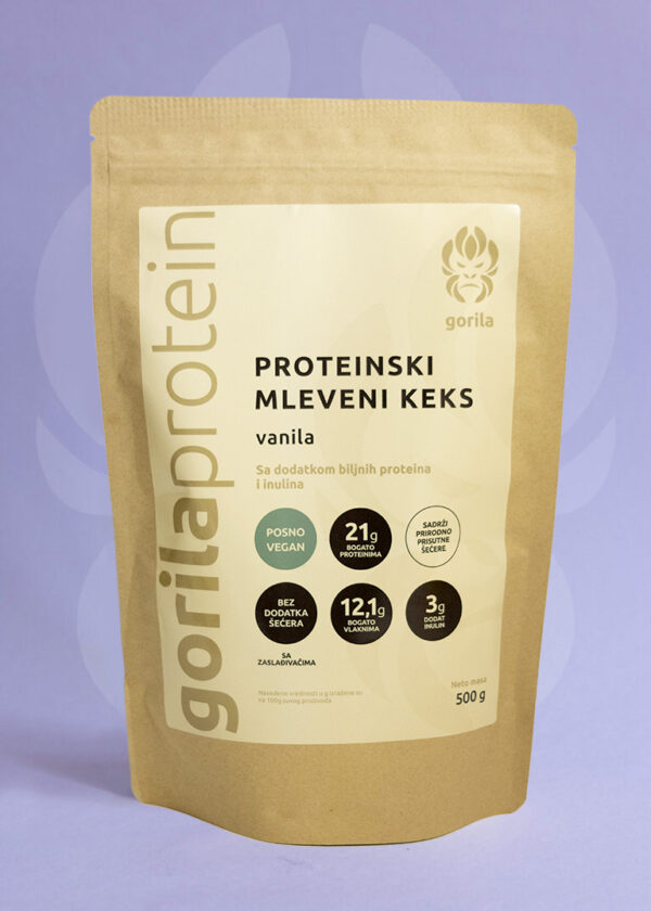 Proteinski mleveni keks VANILA 500g